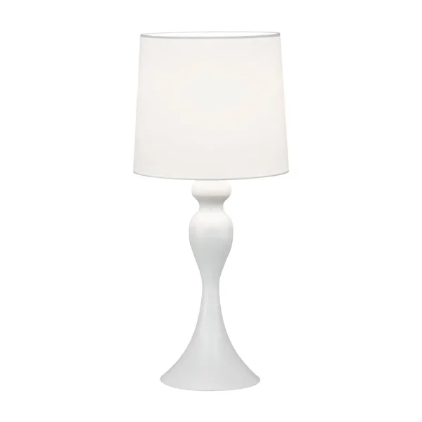 LÁMPARA DE MESA METAL BLANCO E27 ARLISSE
