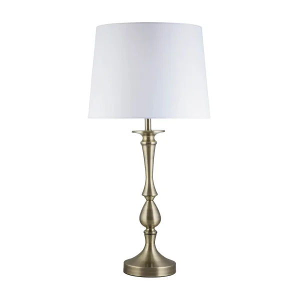 LÁMPARA DE MESA METAL CUERO E27 70CM TURELL