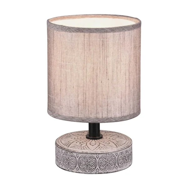 LÁMPARA DE MESA NEKANE CERÁMICA MARRÓN E14
