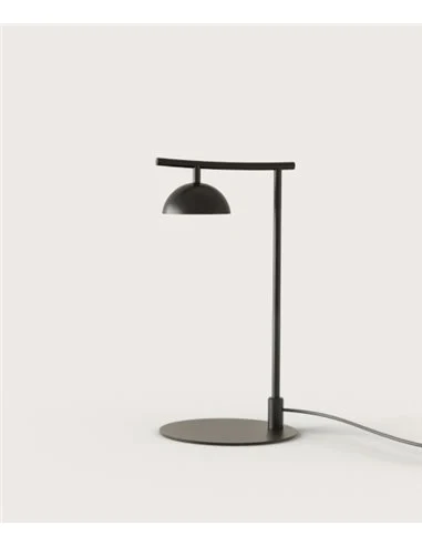 Lámpara de mesa Tana – Aromas – Lámpara de metal negro mate, LED 2700K, 40 cm