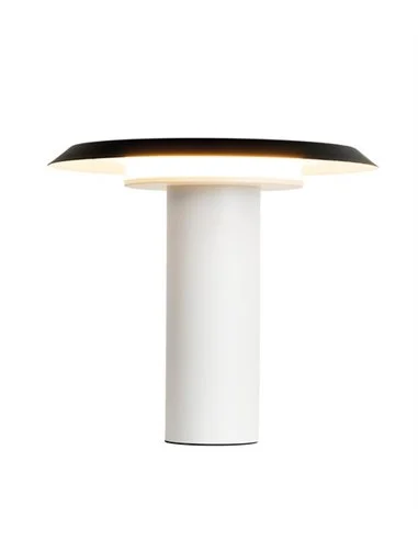 Lámpara de mesa Tina - Mantra - Lámpara minimalista LED blanca