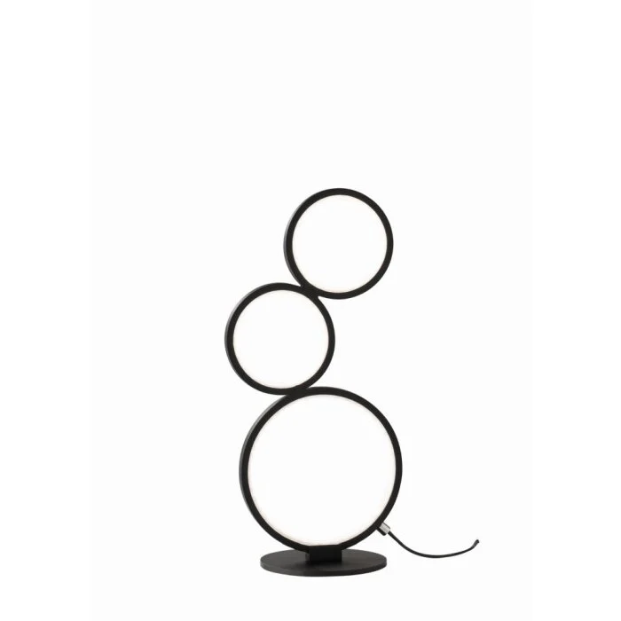 Lámpara de Mesa Trio Leuchten RONDO LED Negro, 1 luz