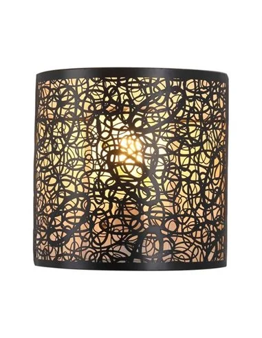 Lámpara de pared Grasse - AJP - Diseño de metal negro