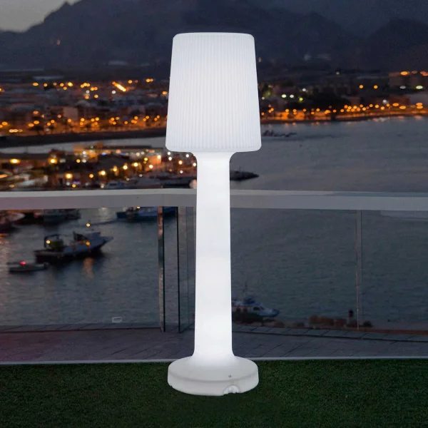 LÁMPARA DE PIE EXTERIOR CARMEN 165 CABLE LUZ FRÍA