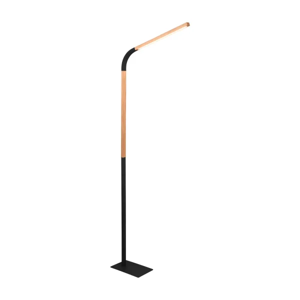 LÁMPARA DE PIE LED 11W 3000K METAL NEGRO NELSON