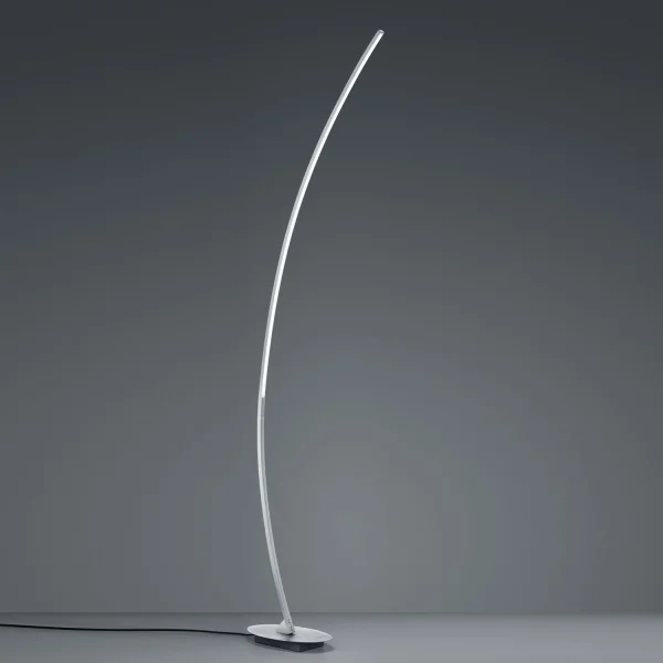 LÁMPARA DE PIE LED THEODOR 11W 3000K ALUMINIO PULIDO