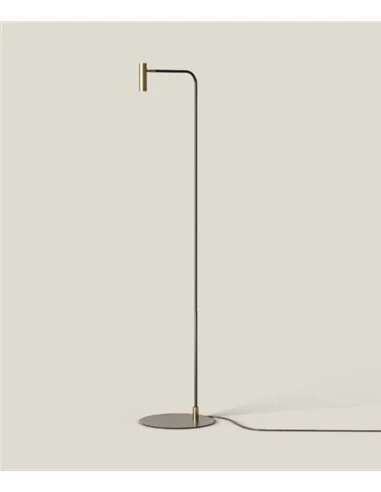 Lámpara de pie Maho – Aromas – Lámpara de pie de lectura, LED regulable, 143 cm