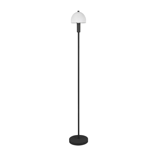LÁMPARA DE PIE METAL NEGRO E14 GASPAR