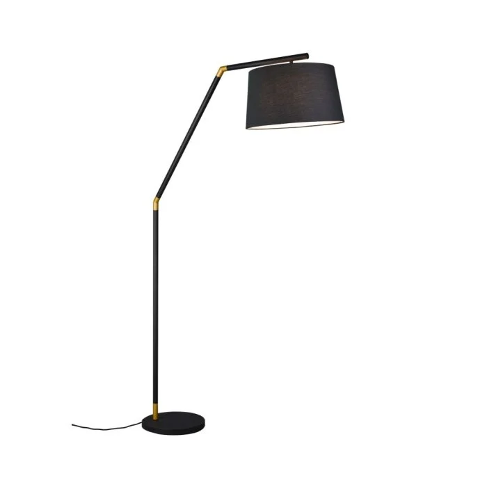 Lámpara de Pie Trio Leuchten TRACY Negro, 1 luz