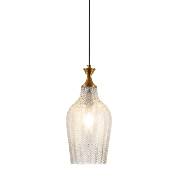 LÁMPARA DE TECHO CRISTAL BLANCO Ø 19 CM ROGAN