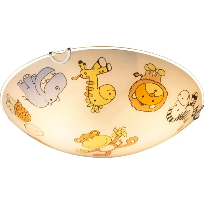 Lámpara de Techo Globo Kiddy Blanca, 2 luces