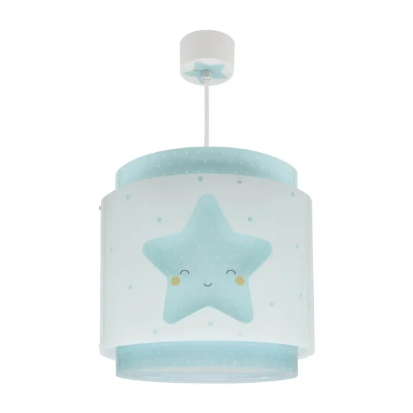 LÁMPARA DE TECHO INFANTIL ESTRELLA AZUL