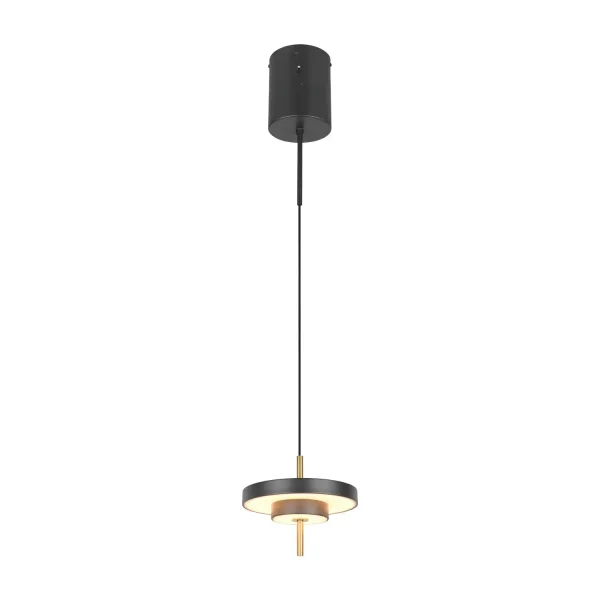 LÁMPARA DE TECHO LED 10W REGULABLE 2300-3000-4000K NEGRO ORO ELIX