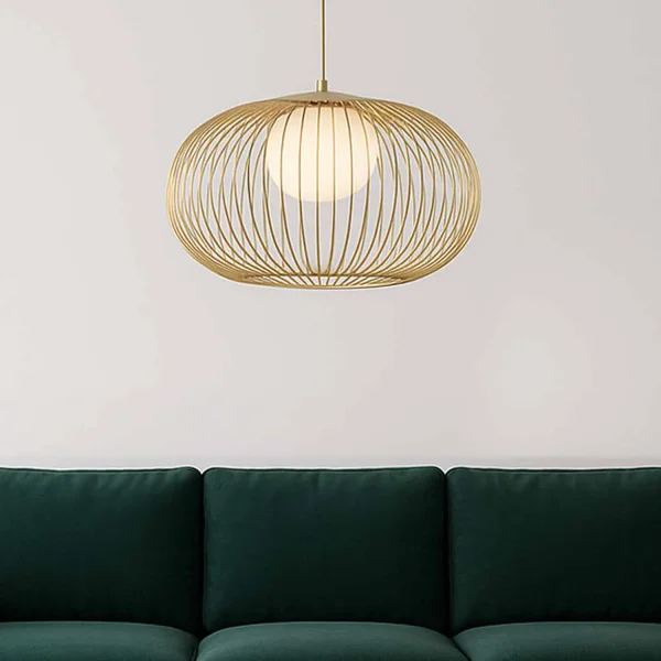LÁMPARA DE TECHO LED 15W 3000K-4000K-6000K Ø60CM DORADO ARVEN
