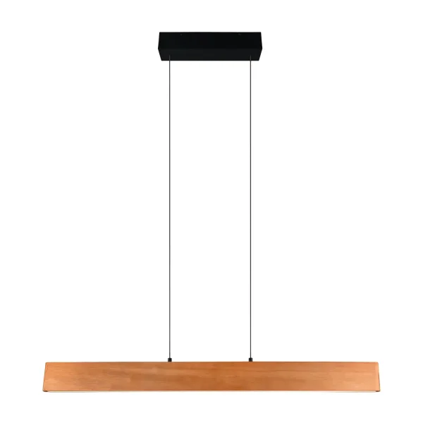 LÁMPARA DE TECHO LED 27W 2700-6000K MADERA NATURAL SVEN