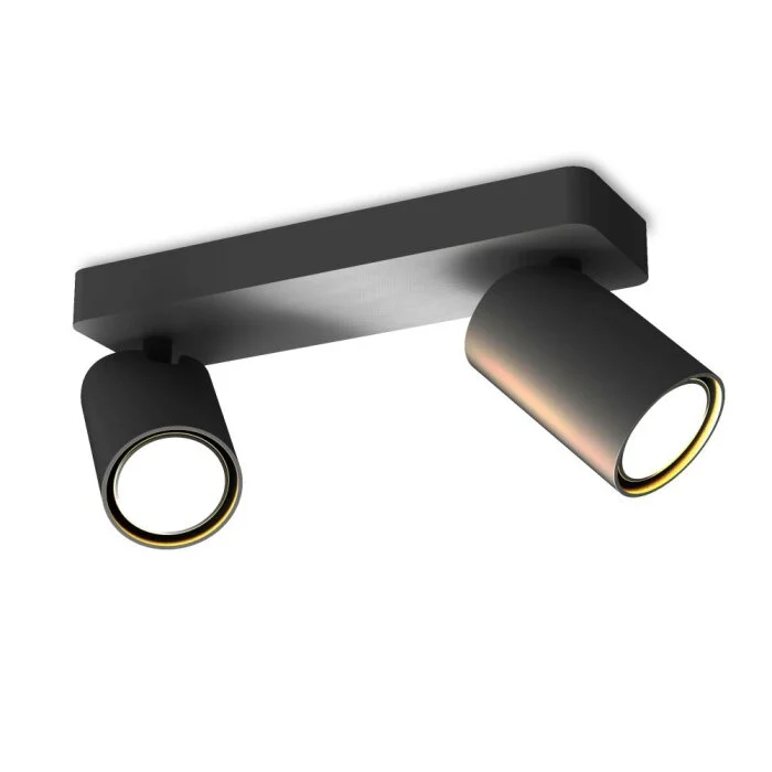 Lámpara de Techo Mantra SAL BLACK Negro, 2 luces