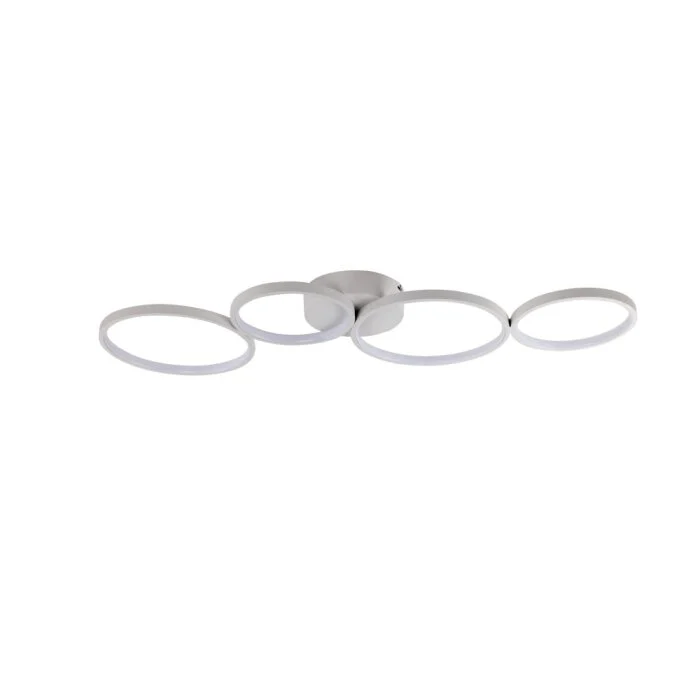 Lámpara de Techo WOFI VIKA LED Blanca, 1 luz