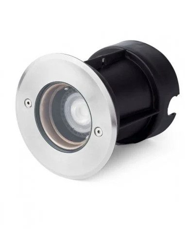 Empotrable de suelo Tecno-6 - Faro - Foco redondo INOX para exterior, 50W