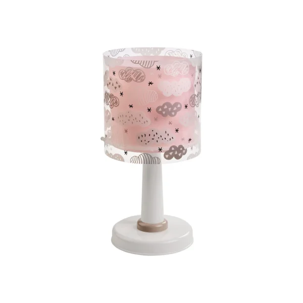 LÁMPARA INFANTIL DE MESA CLOUDS ROSA