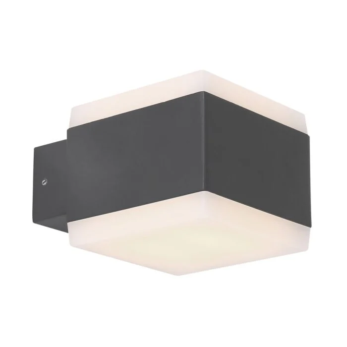 Lámpara para exterior Globo SLICE LED Antracita, 1 luz, Cambia de color