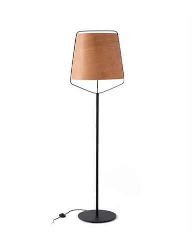 Lámpara pie Stood - Faro - Lámpara de madera de cerezo