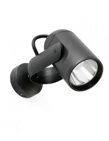 Lámpara proyector Slot 200 - Faro - Lámpara de exterior negra, orientable
