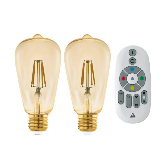 Lámparas Eglo E27 LED 5.5 Watt blanco cálido regulable 500 Lumen