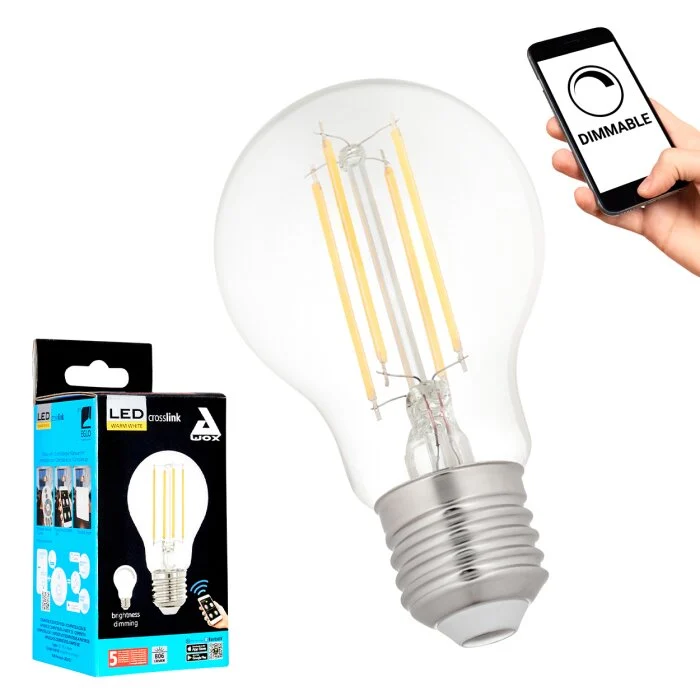 Lámparas Eglo E27 LED 6 Watt blanco cálido regulable 806 Lumen