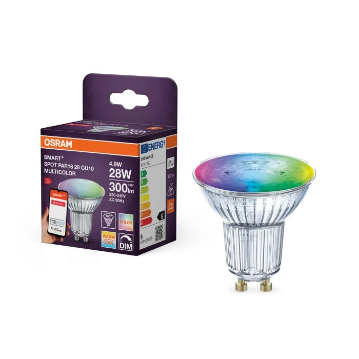 Lámparas Osram GU10 LED 4.9 Watt regulable 300 Lumen