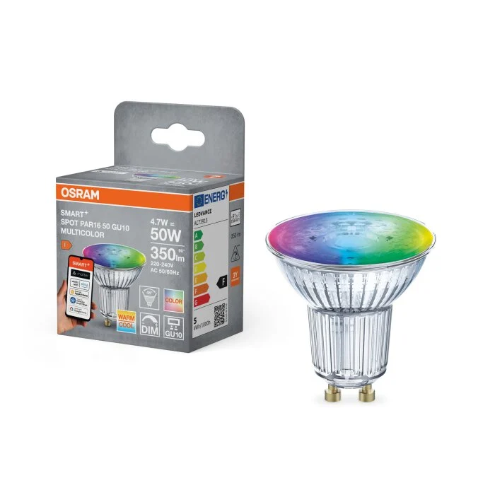 Lámparas Osram GU10 LED 4.9 Watt regulable 350 Lumen