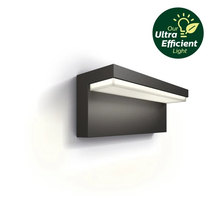 Lámparas Philips Bustan Aplique de exterior LED Antracita, 1 luz