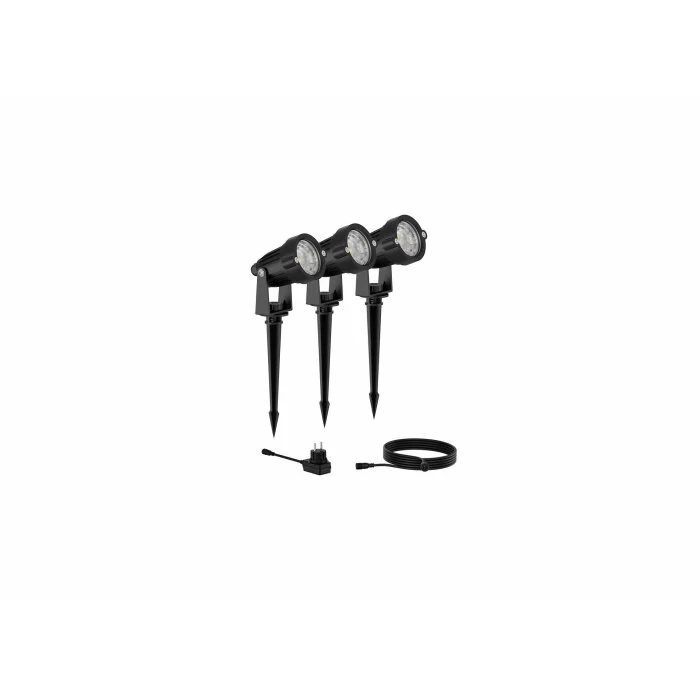 Lámparas Philips Caper Foco de jardín LED Negro, 1 luz