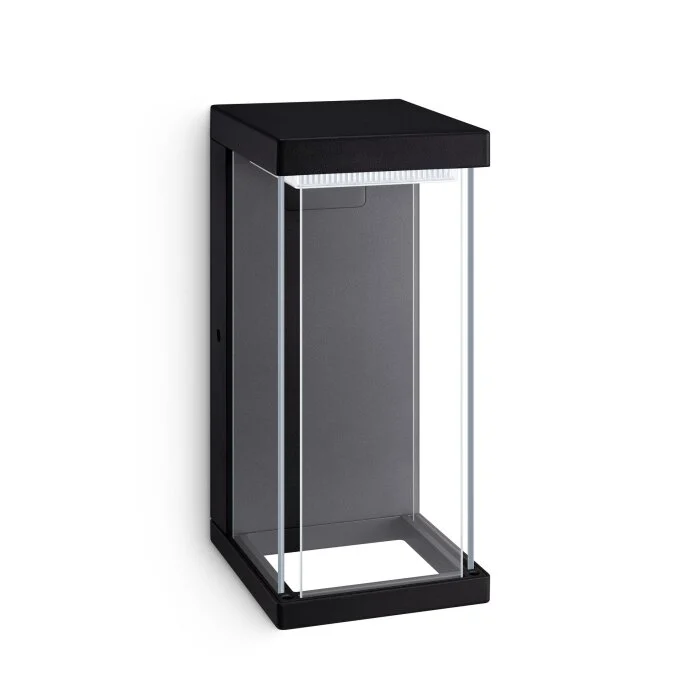 Lámparas Philips Kyrie Aplique de exterior LED Negro, 1 luz