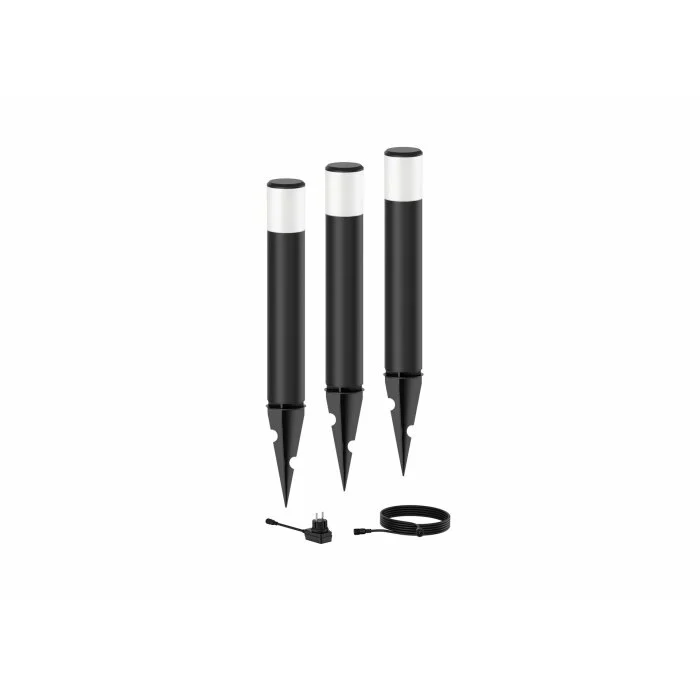 Lámparas Philips Purex Foco de jardín LED Negro, 1 luz