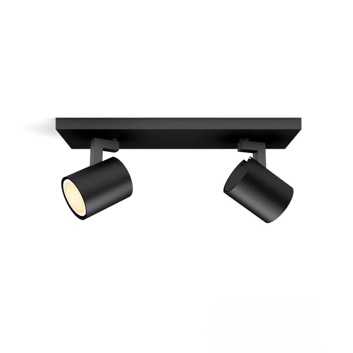 Lámparas Philips Runner Plafones Negro, 1 luz