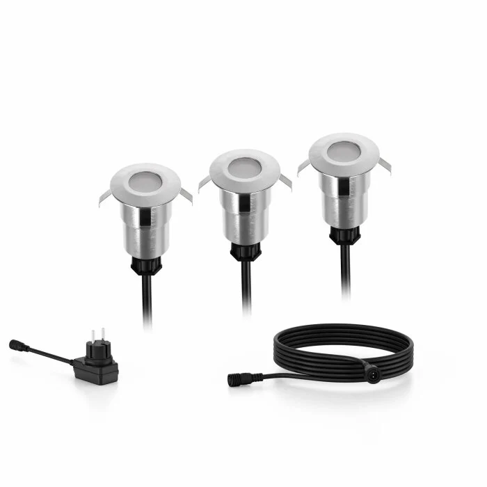 Lámparas Philips Sporen Lámpara para el suelo, Varilla de toma de tierra LED Plata, 1 luz
