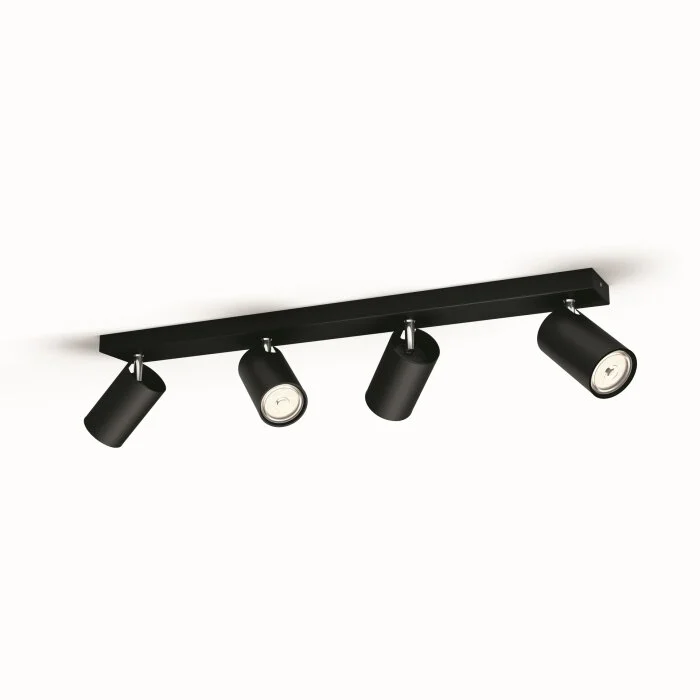 Lámparas Philips Spot Plafones, Spot techo Negro, 1 luz