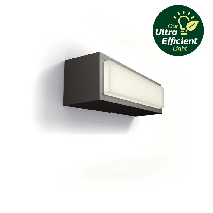 Lámparas Philips Stratosphere Aplique de exterior LED Antracita, 1 luz