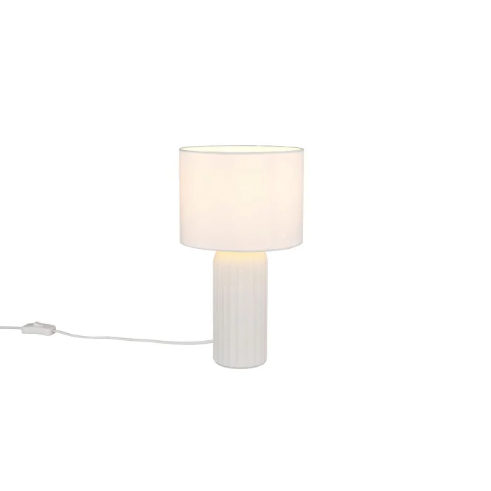 Lámparas Reality Blair Lámparas de mesa Blanca, 1 luz