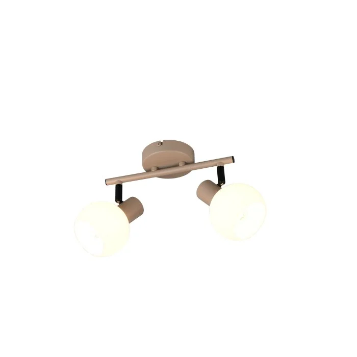 Lámparas Reality Boba Spot techo Beige, 2 luces