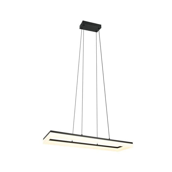 Lámparas Reality Camino Lámparas colgantes LED Negro, 1 luz