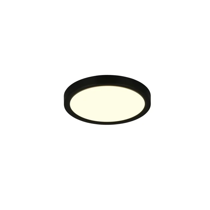 Lámparas Reality Draco Plafones LED Negro, 1 luz