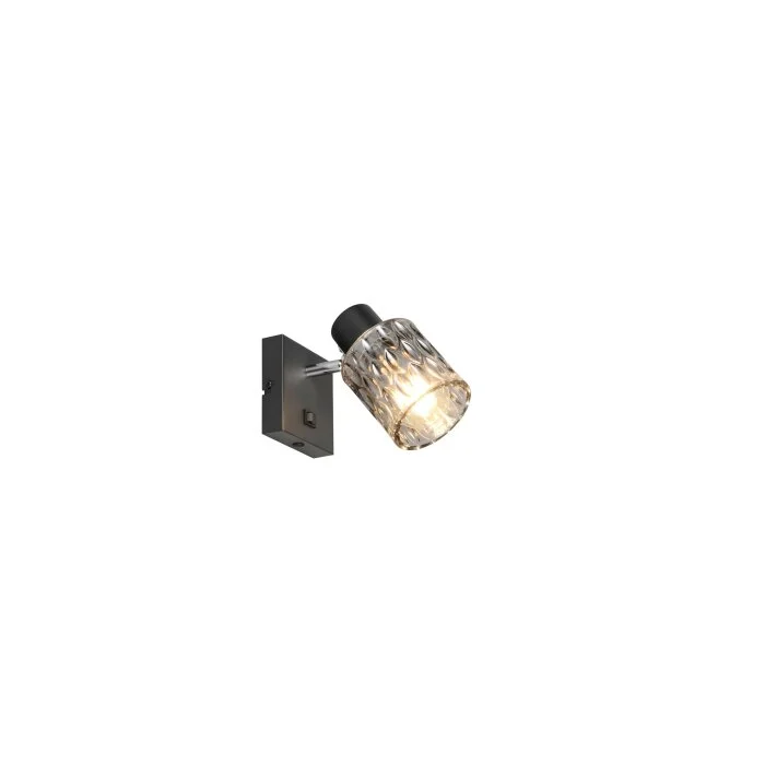 Lámparas Reality Jack Spot techo Negro, 1 luz