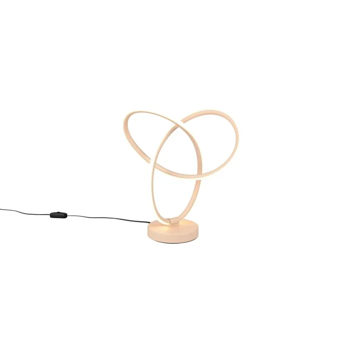 Lámparas Reality Lando Lámparas de mesa LED Beige, 1 luz