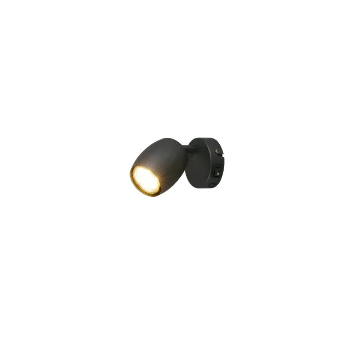 Lámparas Reality Nancy Spot techo Negro, 1 luz