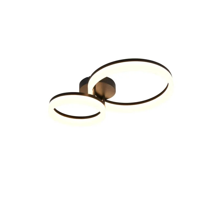 Lámparas Reality Scope Plafones LED Negro, 1 luz