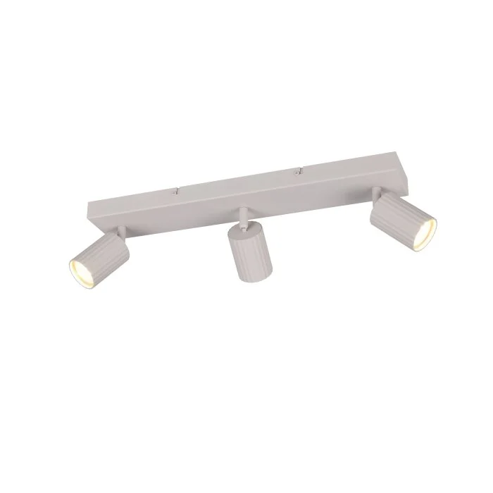 Lámparas Trio Soka Spot techo Gris, 3 luces