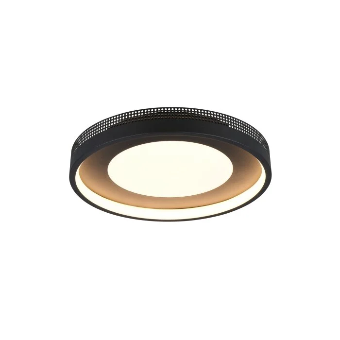 Lámparas Trio Solea Plafones LED Negro, 1 luz