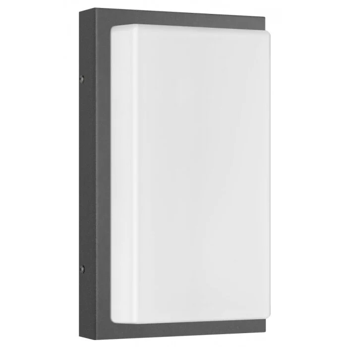LCD Aplique para exterior Negro, 1 luz