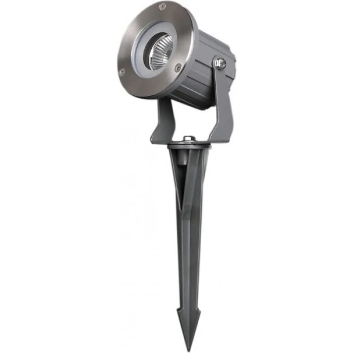 Lcd Fellbach Foco con estaca LED Acero inoxidable, 1 luz